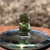 Moldavite 0.87 grams M1358-Moldavite Life