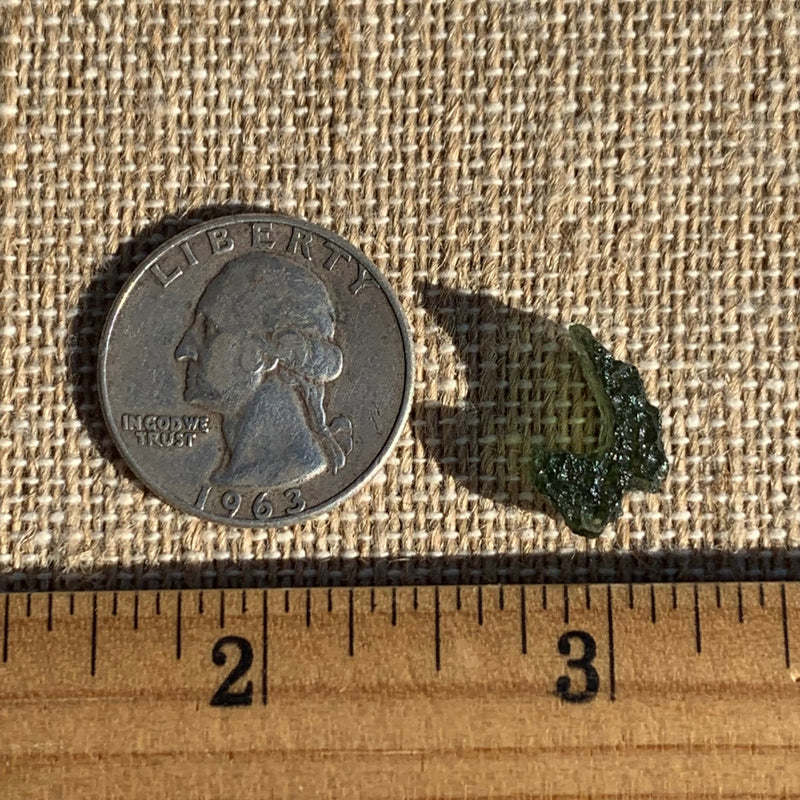 Moldavite 0.89 grams M1352-Moldavite Life