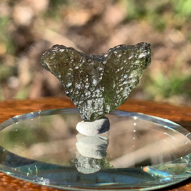 Moldavite 0.89 grams M1365-Moldavite Life