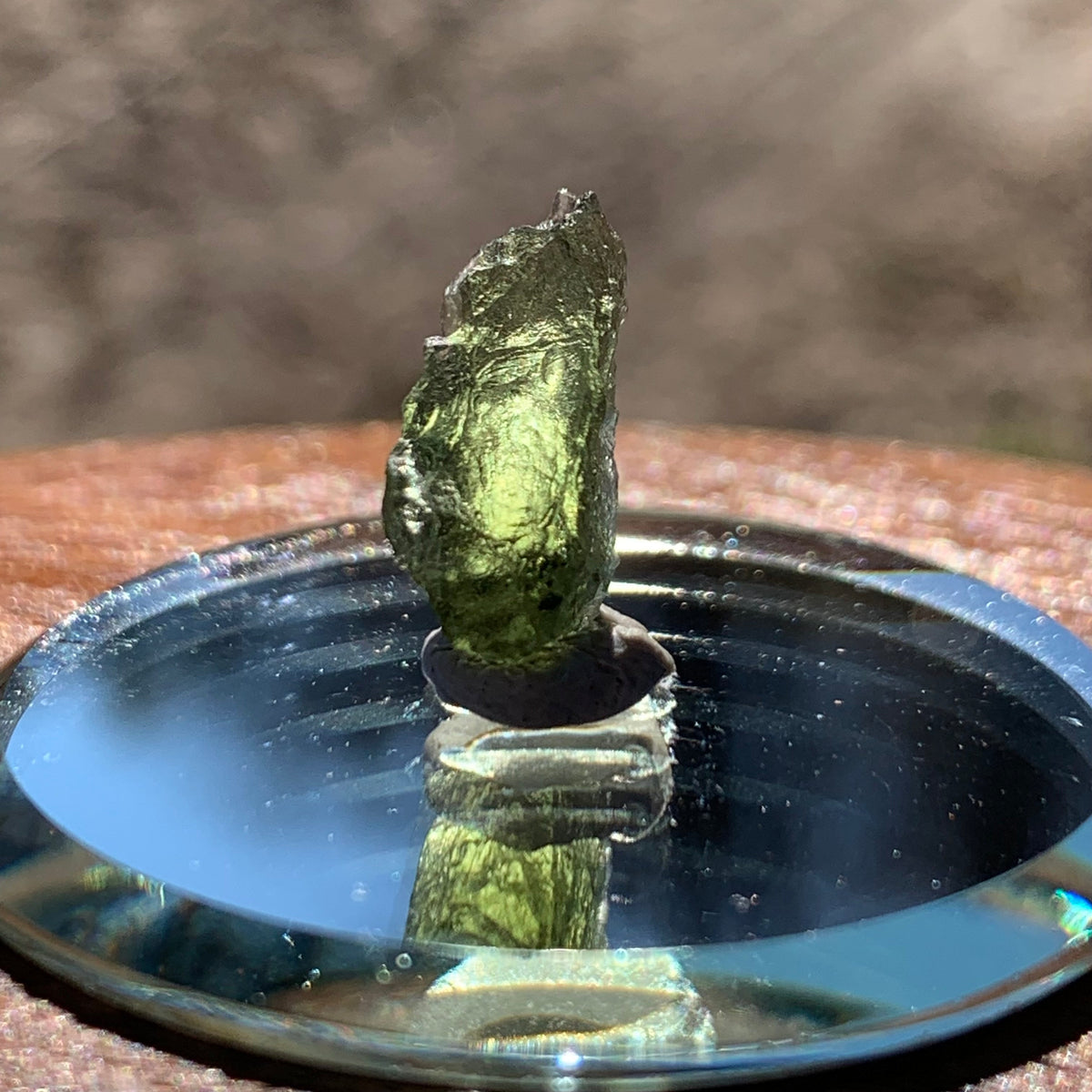 Moldavite 0.92 grams M1360-Moldavite Life