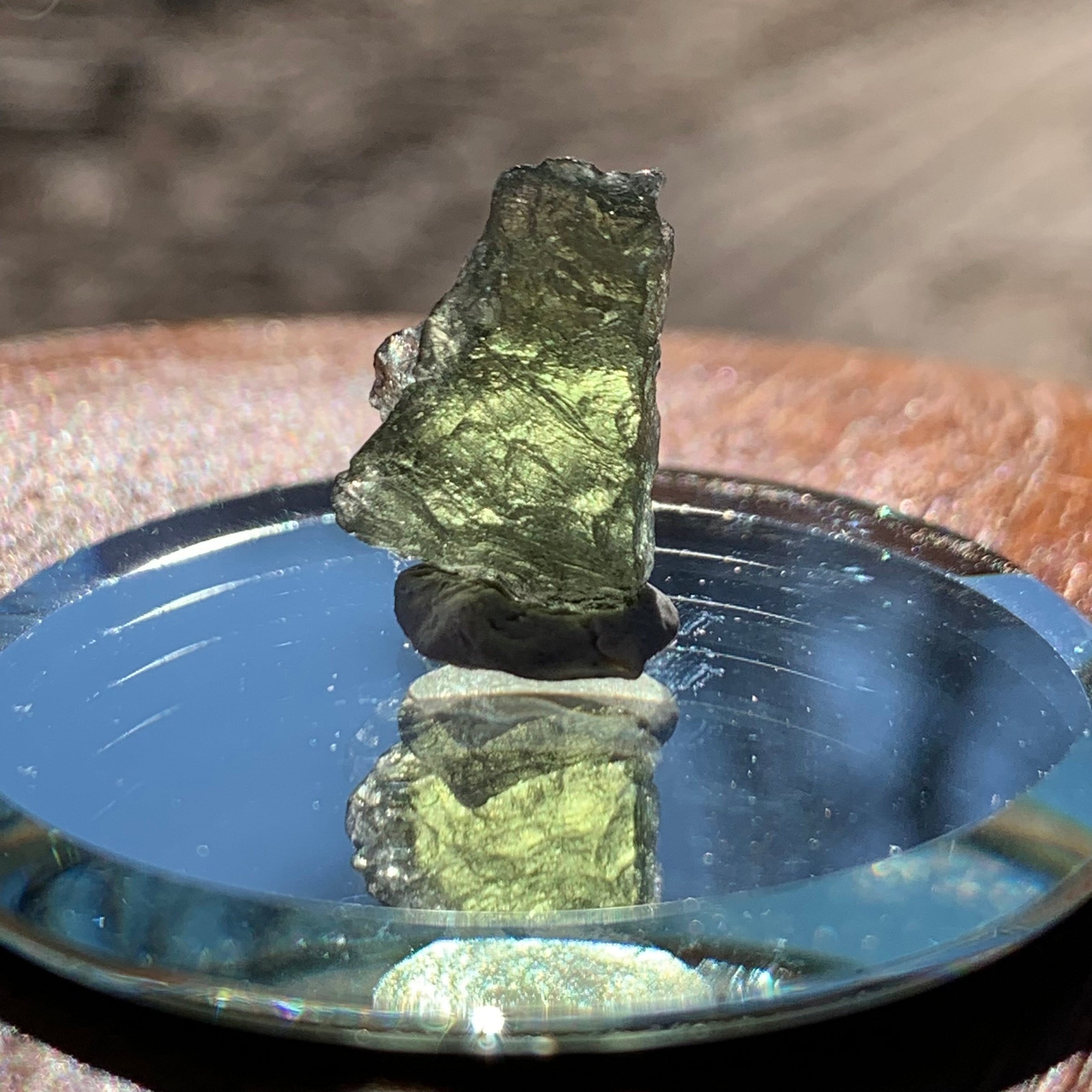 Moldavite 0.92 grams M1360-Moldavite Life