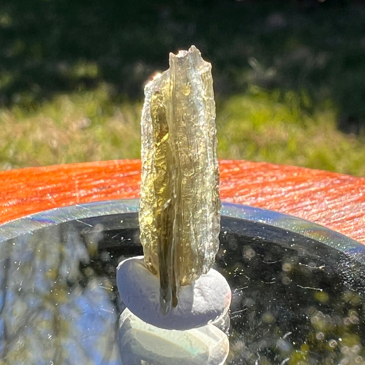 Moldavite 0.8 gram #1643-Moldavite Life