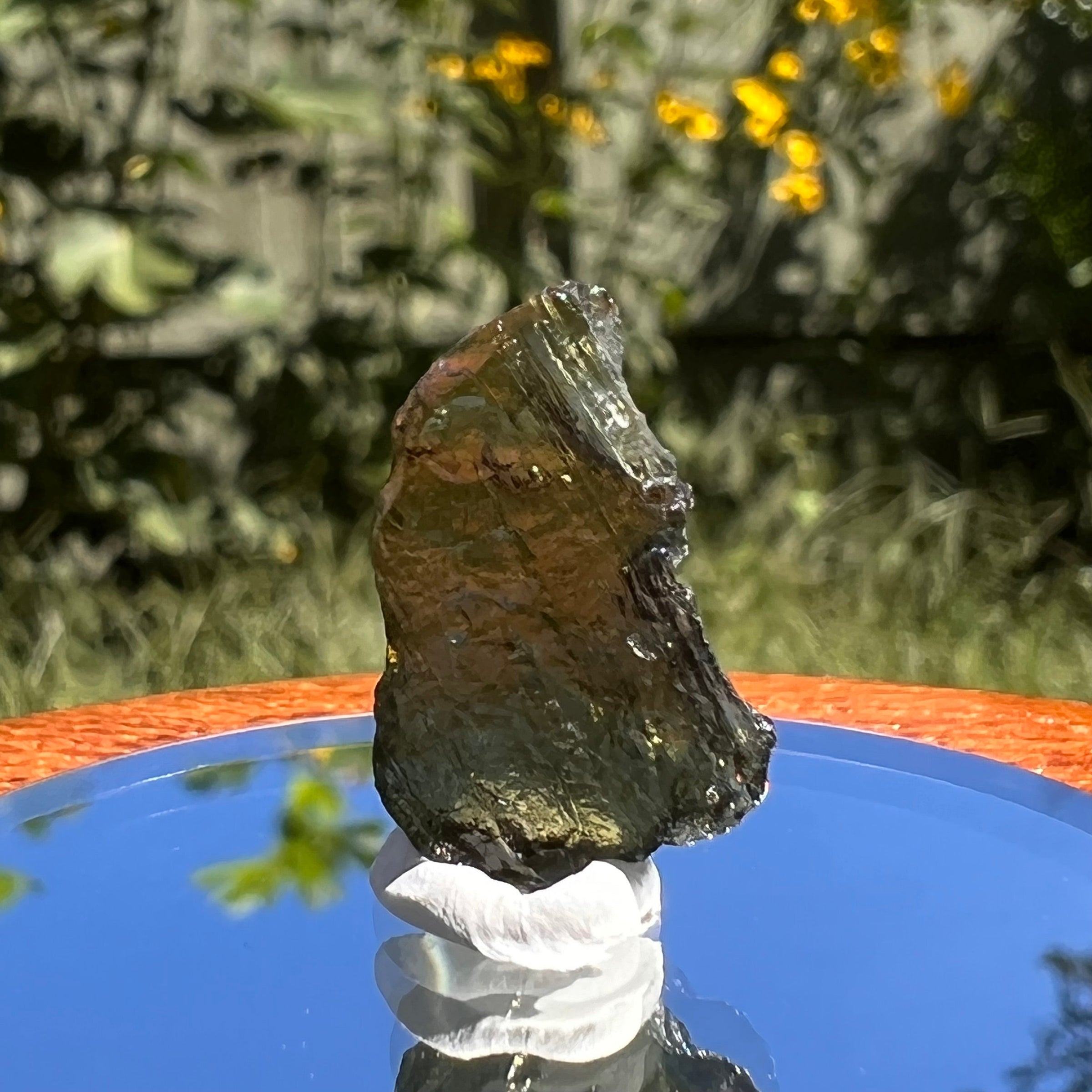 Moldavite 0.8 grams #1598-Moldavite Life