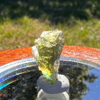 Moldavite 0.8 grams #1626-Moldavite Life