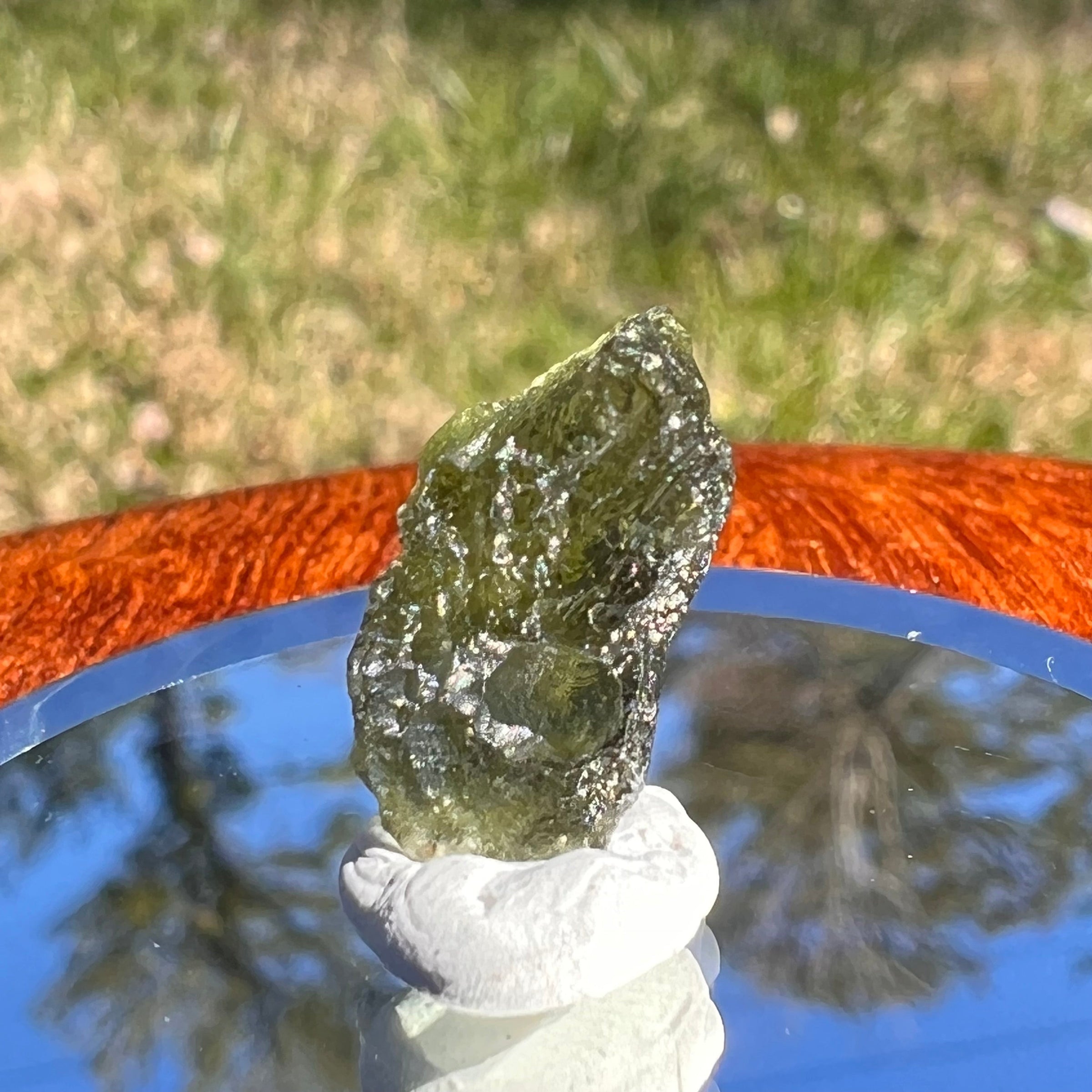 Moldavite 0.8 grams #1626-Moldavite Life