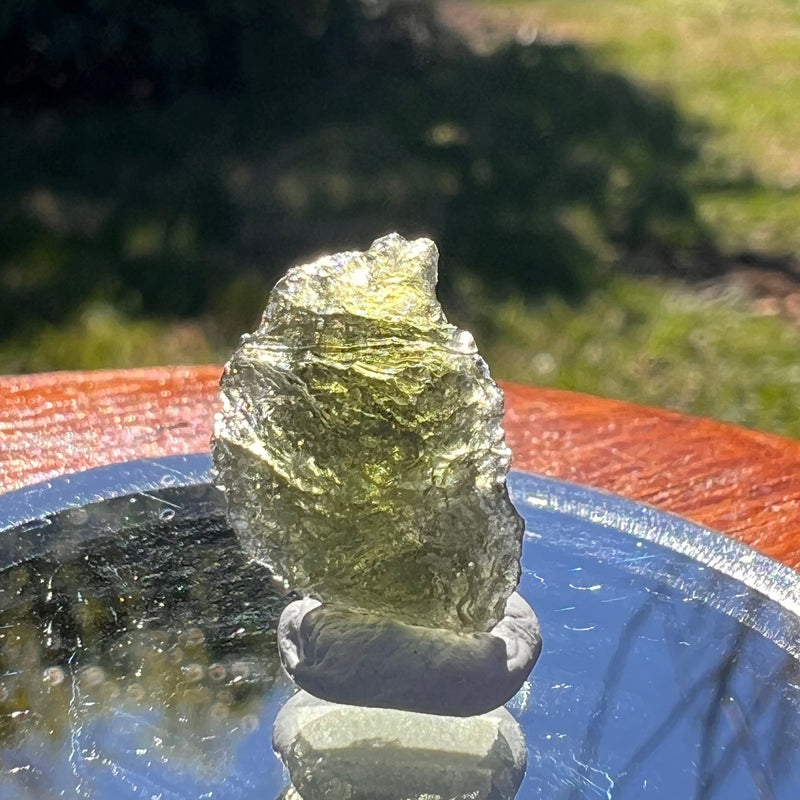 Moldavite 0.8 grams #1626-Moldavite Life