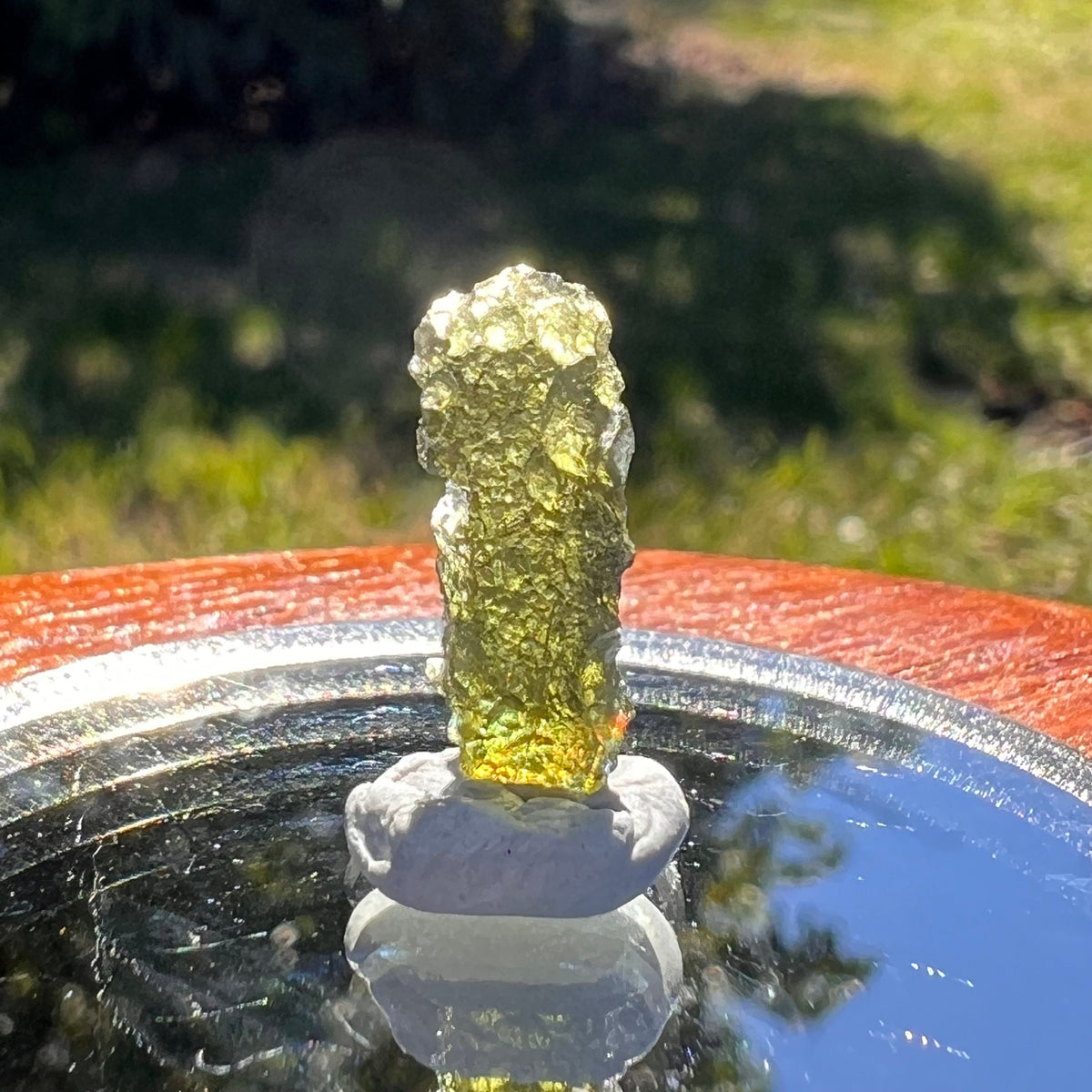 Moldavite 0.8 grams #1628-Moldavite Life