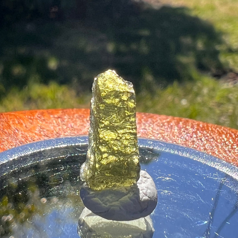 Moldavite 0.8 grams #1628-Moldavite Life