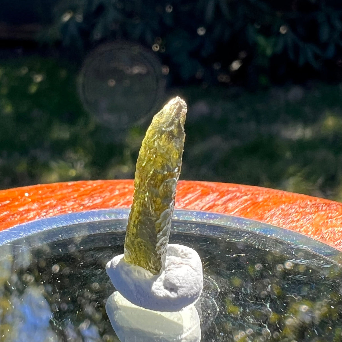 Moldavite 0.8 grams #1648-Moldavite Life