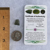 Moldavite 0.9 grams #1574-Moldavite Life