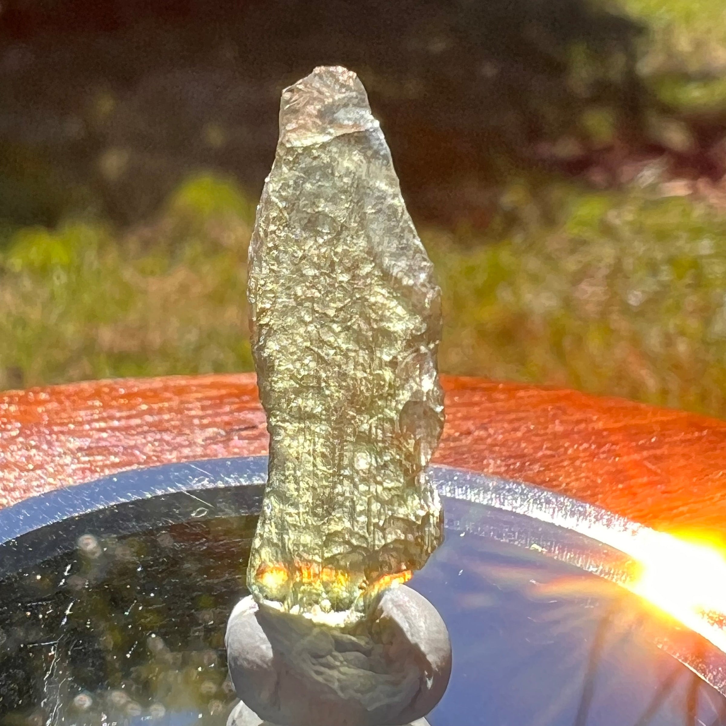 Moldavite 0.9 grams #1616-Moldavite Life