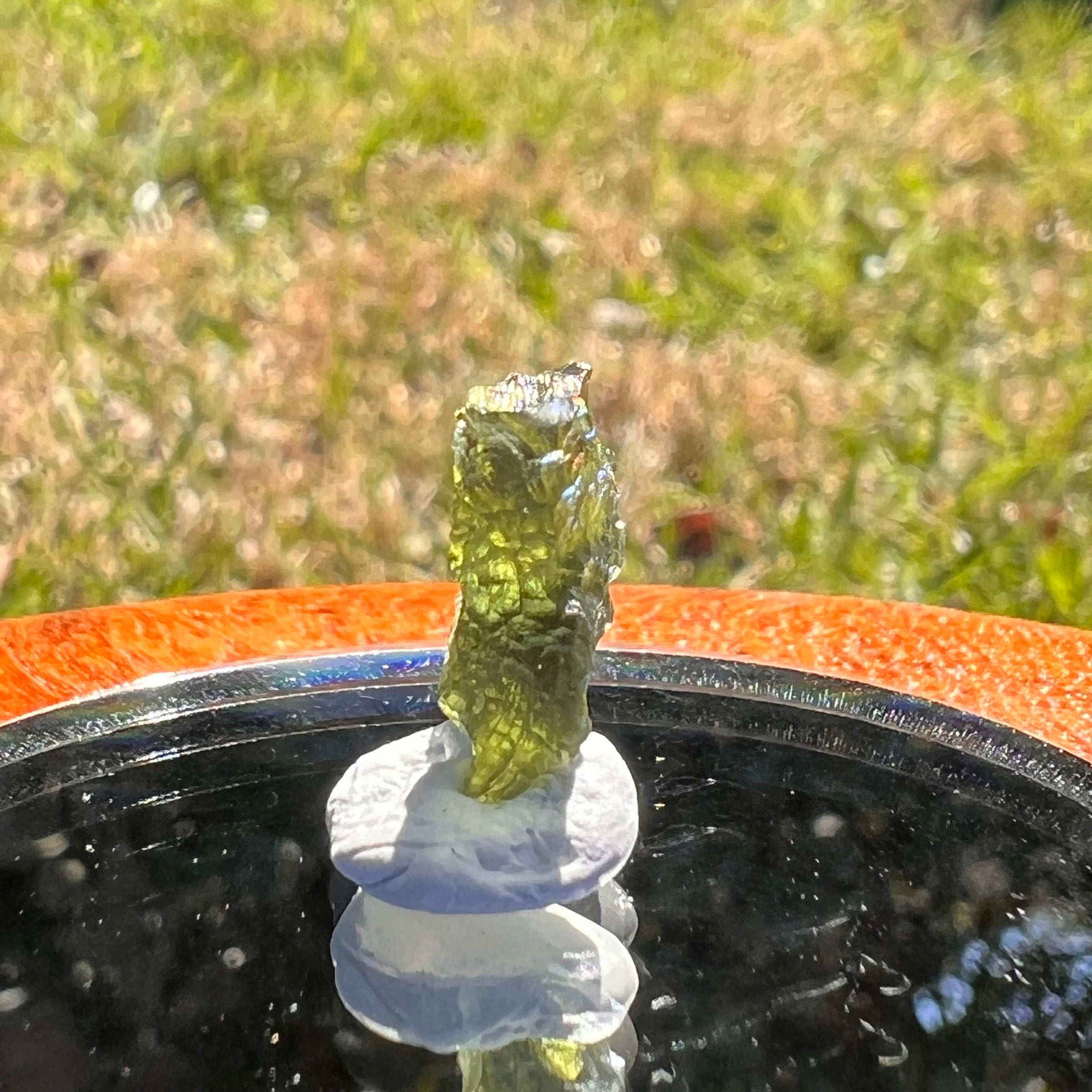 Moldavite 0.9 grams #1623-Moldavite Life