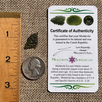 Moldavite 0.9 grams #1623-Moldavite Life