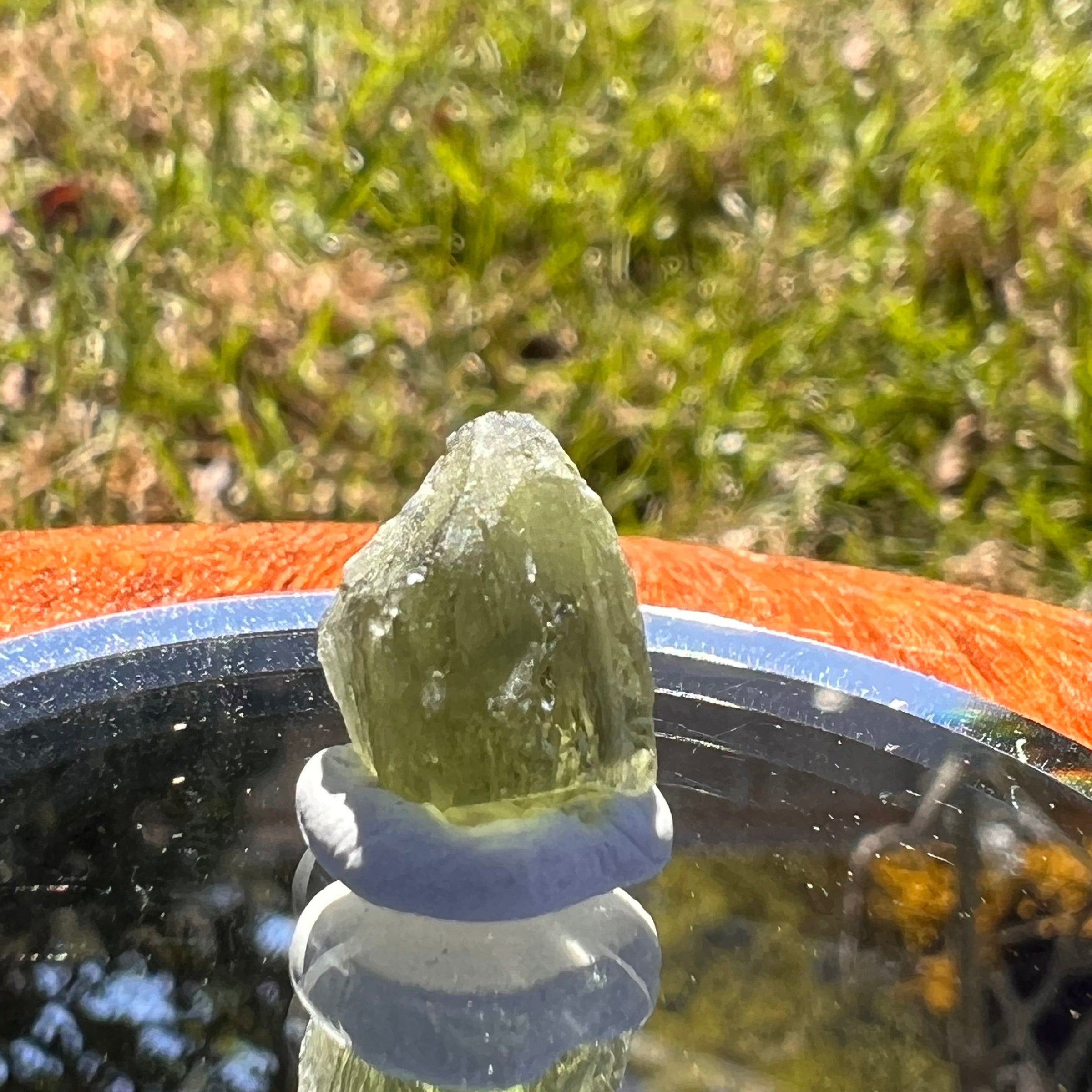 Moldavite 0.9 grams #1634-Moldavite Life