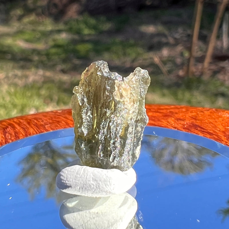 Moldavite 0.9 grams #1635-Moldavite Life