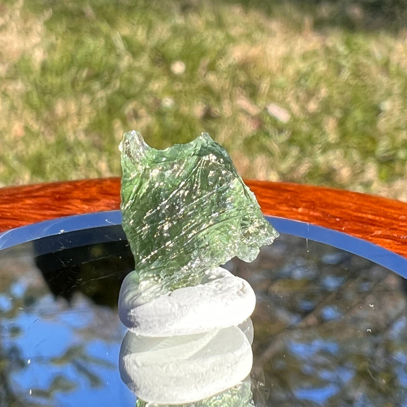 Moldavite 0.9 grams #1638-Moldavite Life