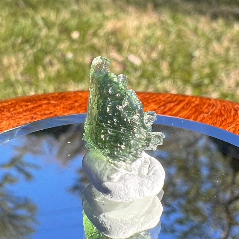 Moldavite 0.9 grams #1638-Moldavite Life