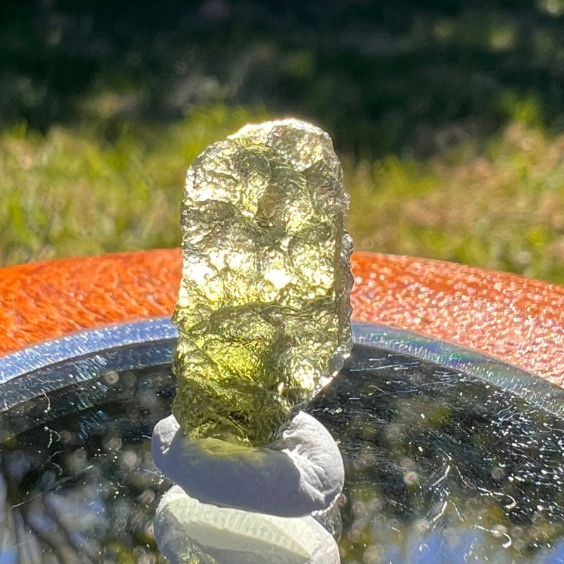 Moldavite 0.9 grams #1641-Moldavite Life