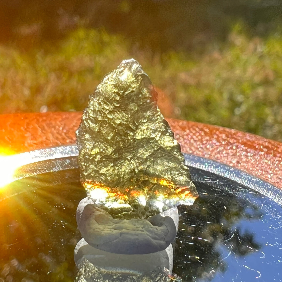 Moldavite 1 gram #1640-Moldavite Life