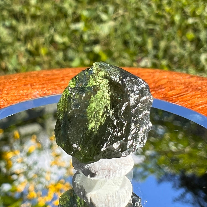 Moldavite 1.1 grams #1454-Moldavite Life