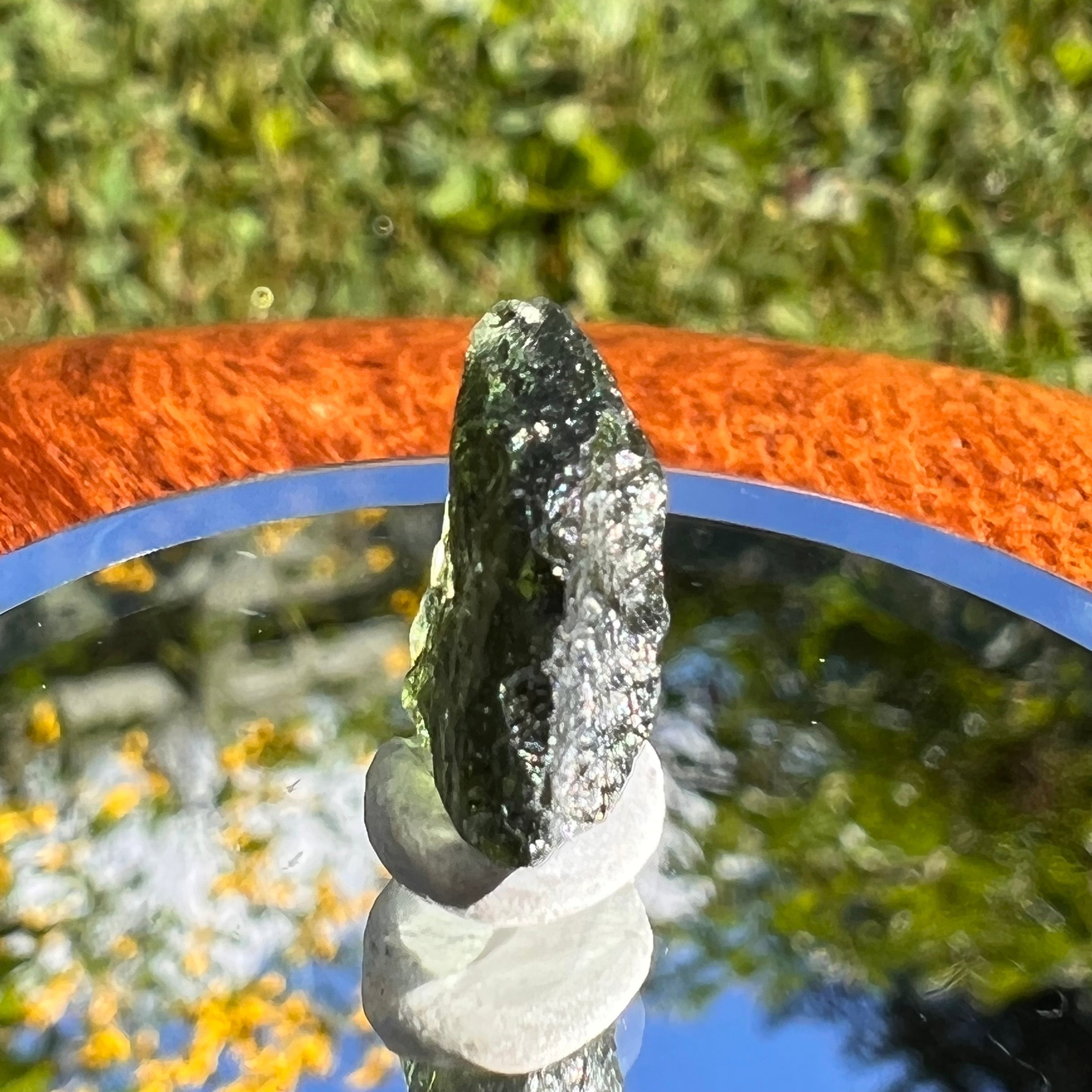 Moldavite 1.1 grams #1454-Moldavite Life