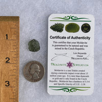 Moldavite 1.1 grams #1454-Moldavite Life