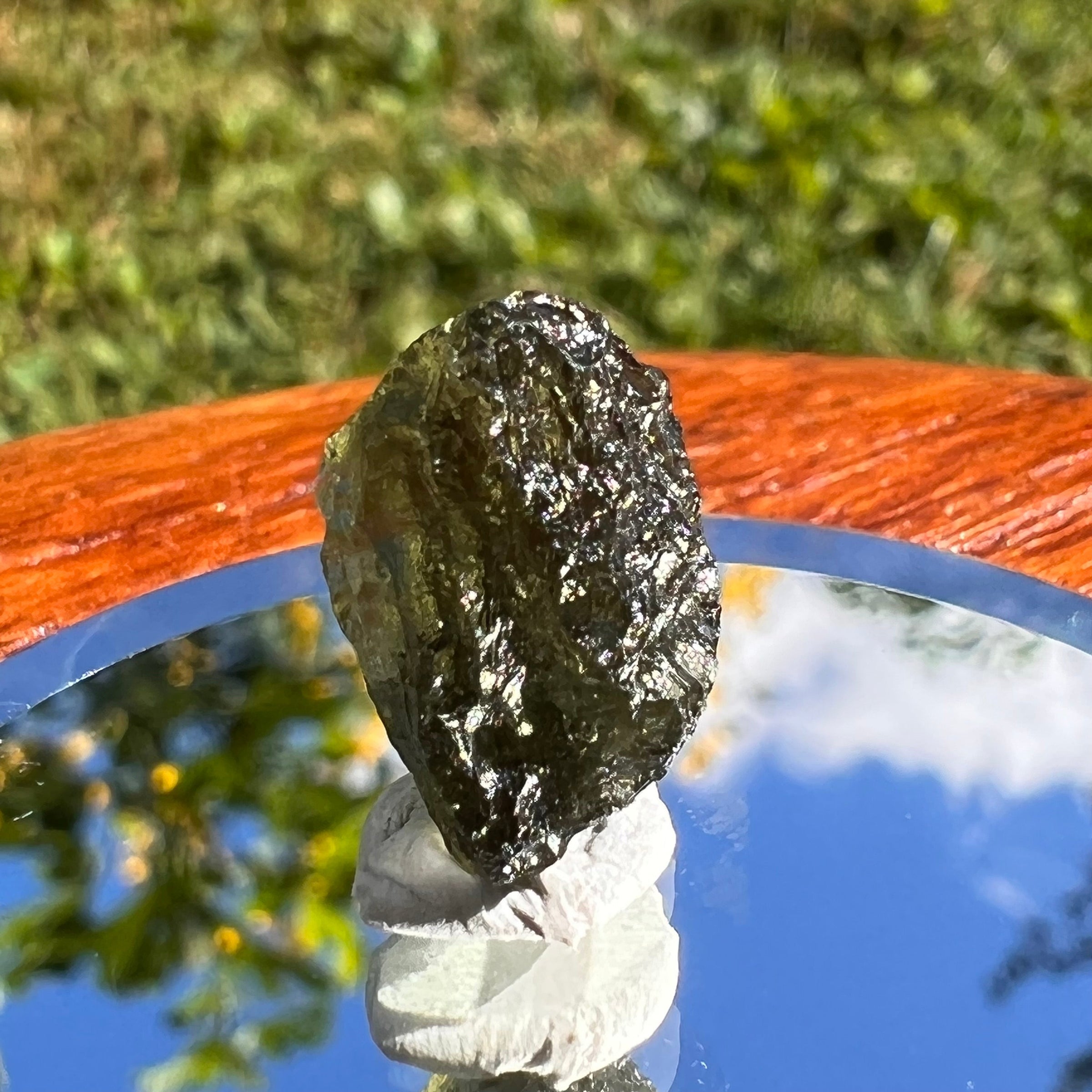 Moldavite 1.1 grams #1458-Moldavite Life