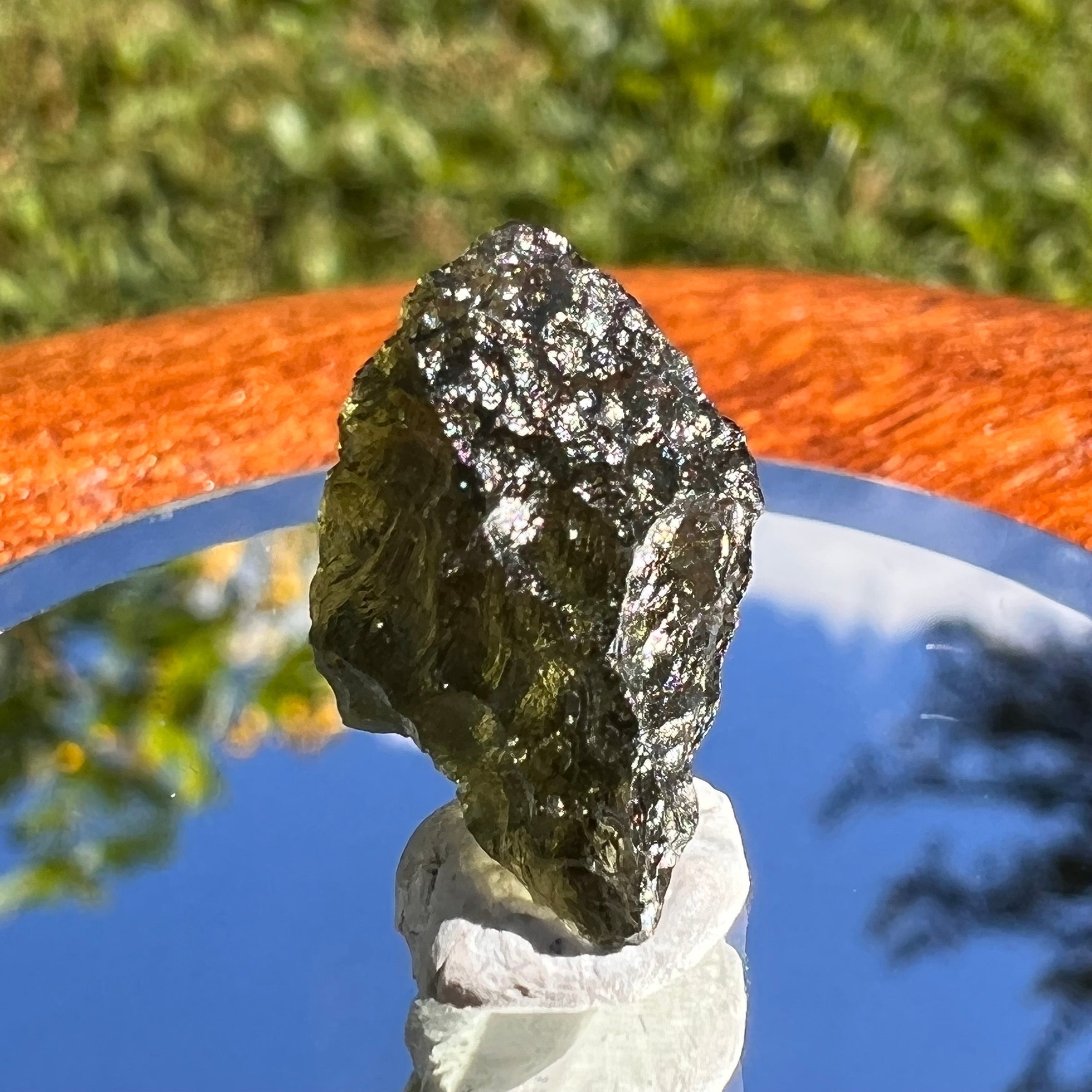 Moldavite 1.1 grams #1458-Moldavite Life