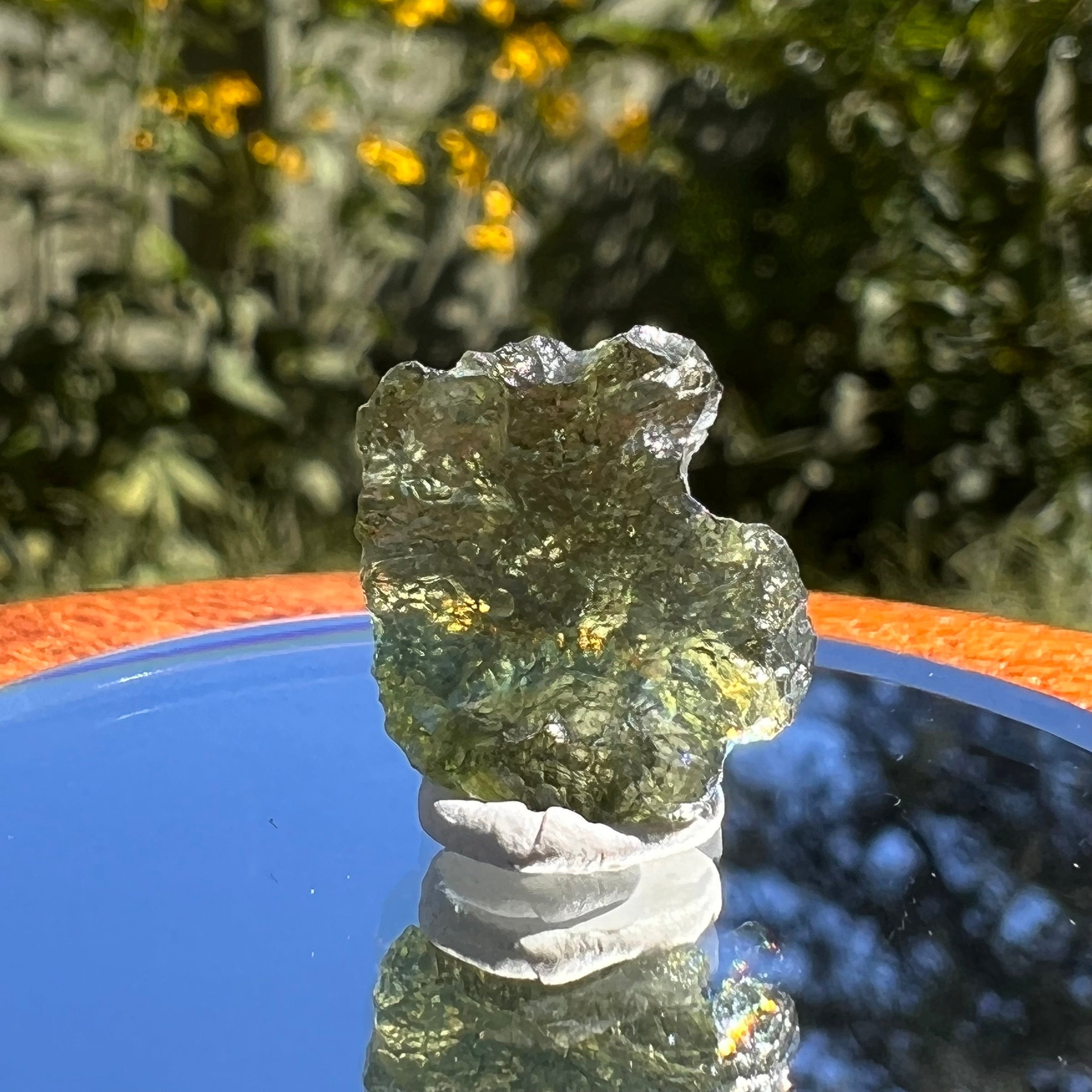 Moldavite 1.1 grams #1580-Moldavite Life