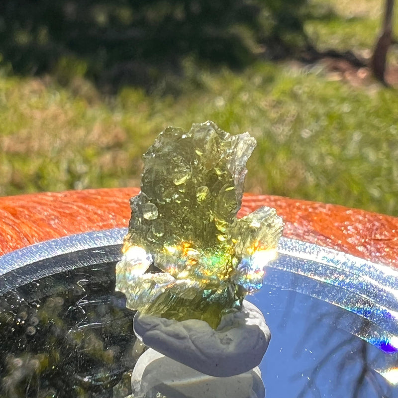 Moldavite 1.1 grams #1625-Moldavite Life