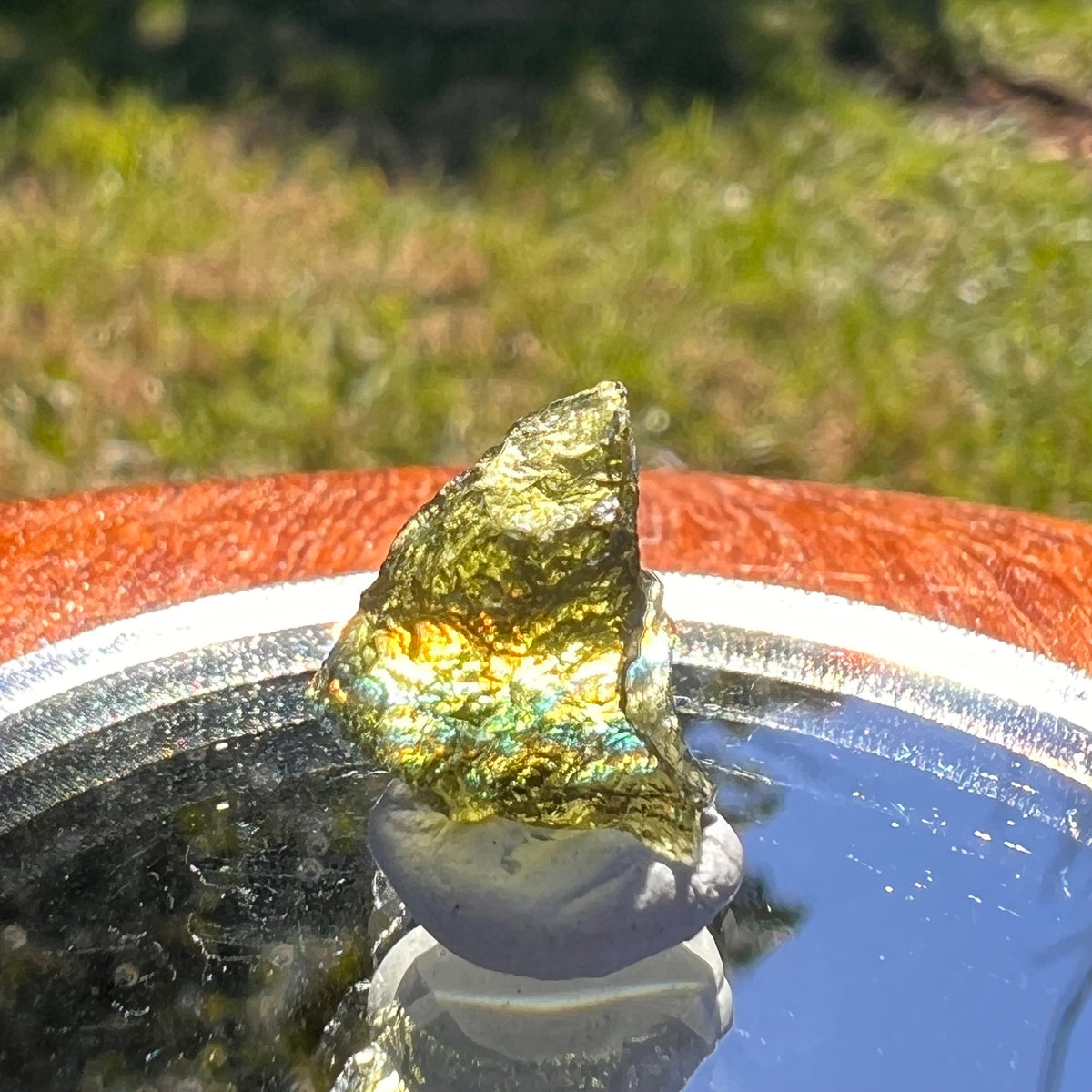 Moldavite 1.1 grams #1627-Moldavite Life