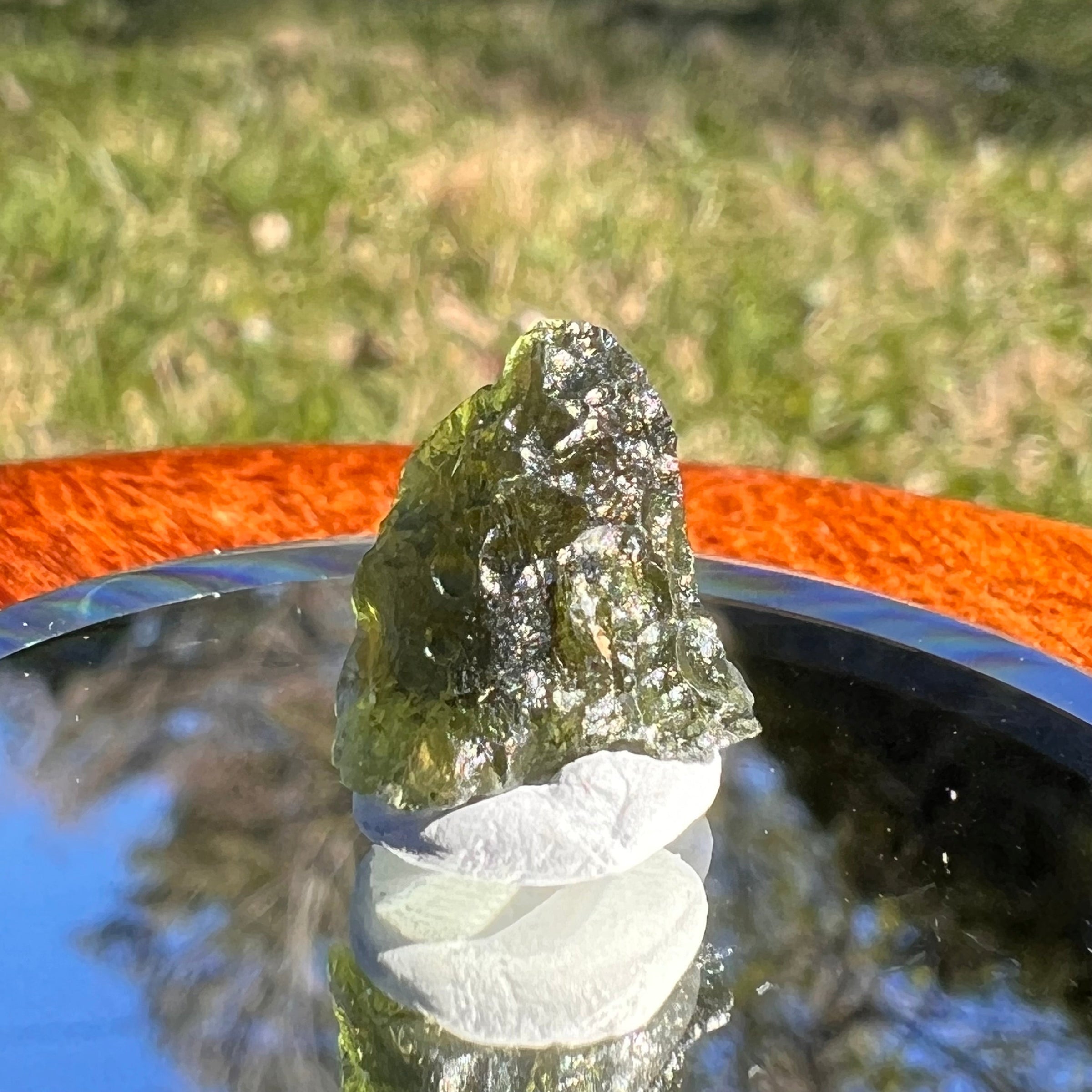 Moldavite 1.1 grams #1637-Moldavite Life