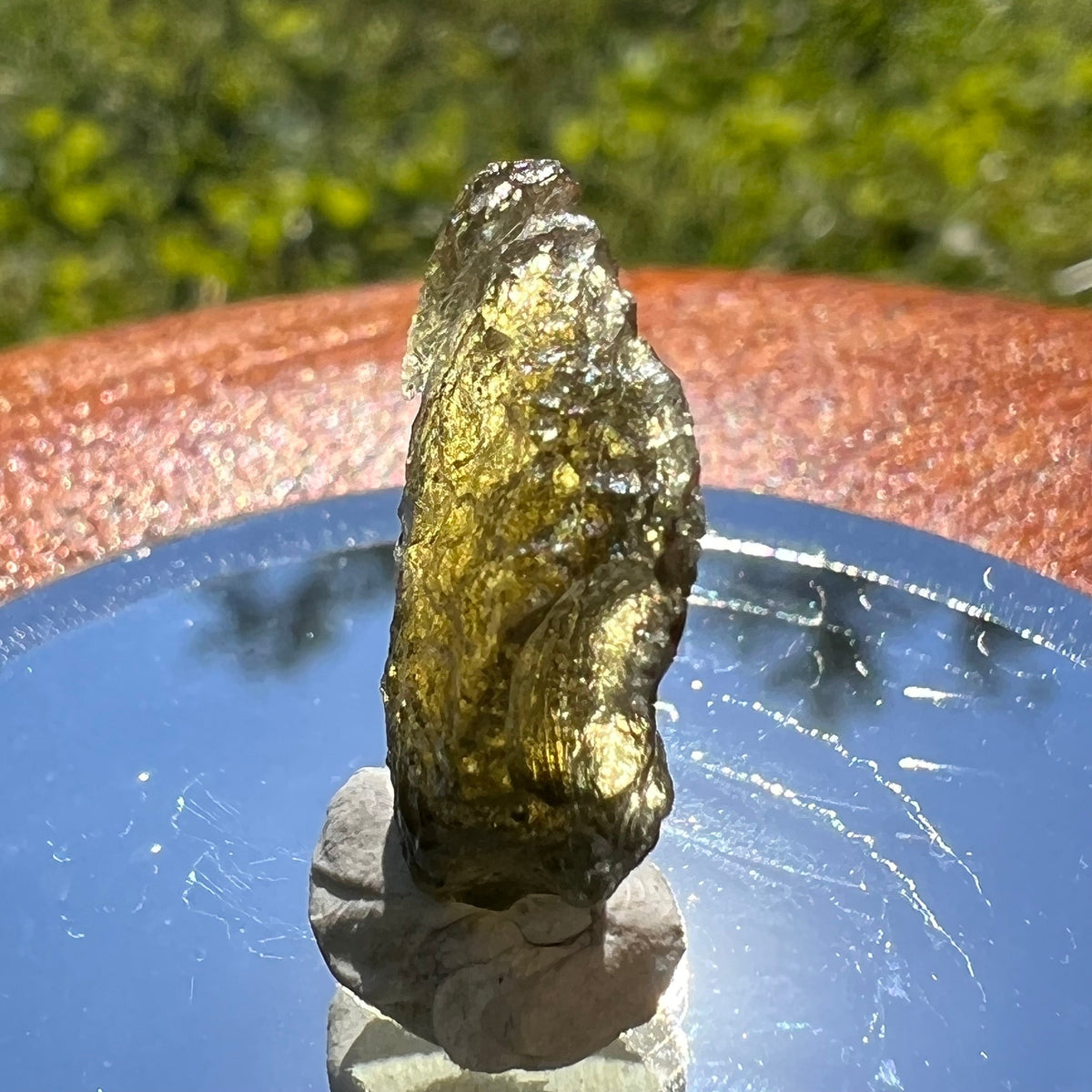 Moldavite 1.2 grams #1453-Moldavite Life