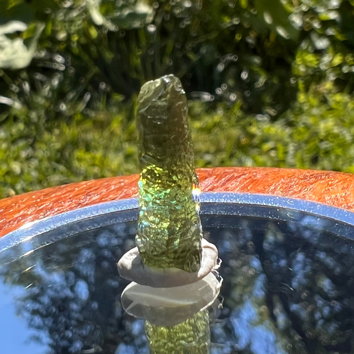 Moldavite 1.2 grams #1481-Moldavite Life