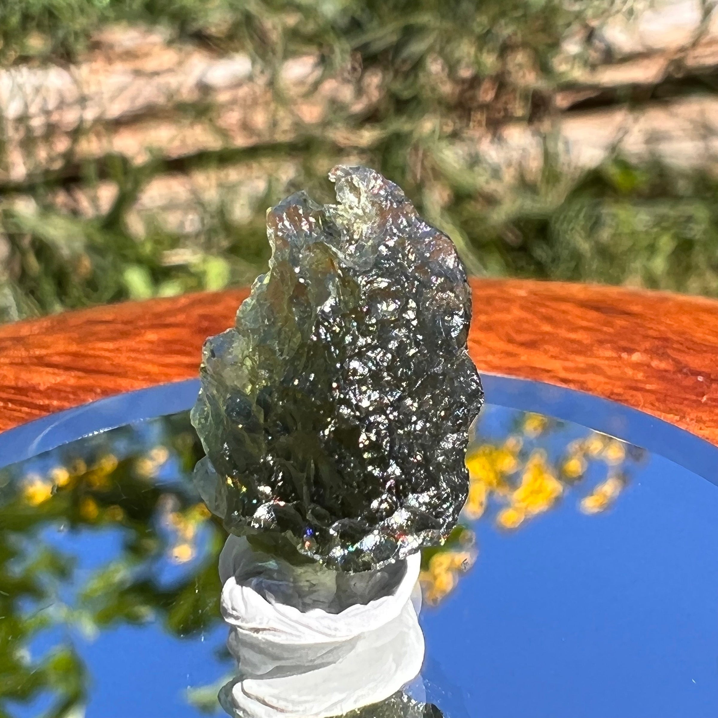 Moldavite 1.2 grams #1519-Moldavite Life