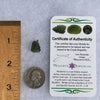Moldavite 1.2 grams #1586-Moldavite Life