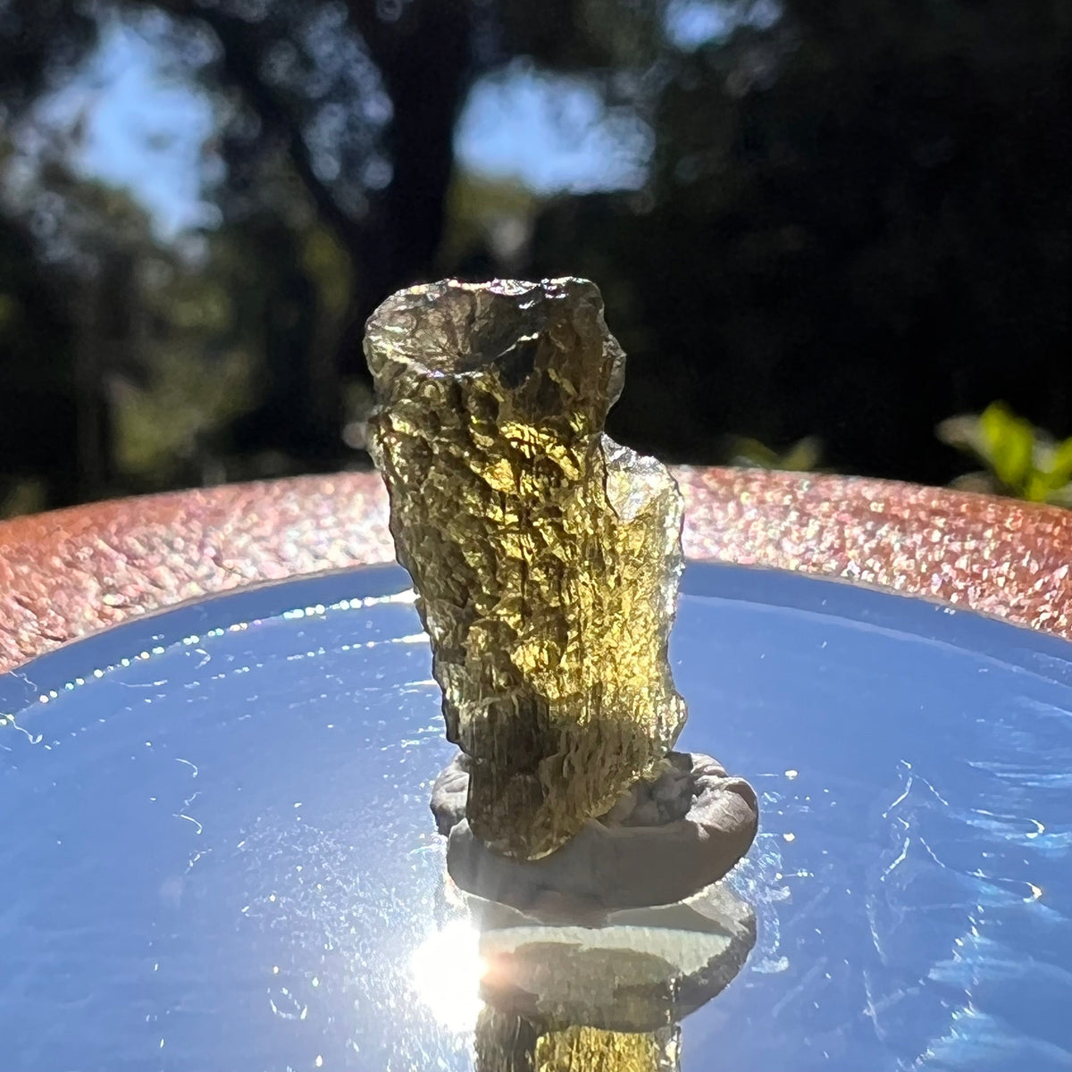 Moldavite 1.2 grams #1594-Moldavite Life