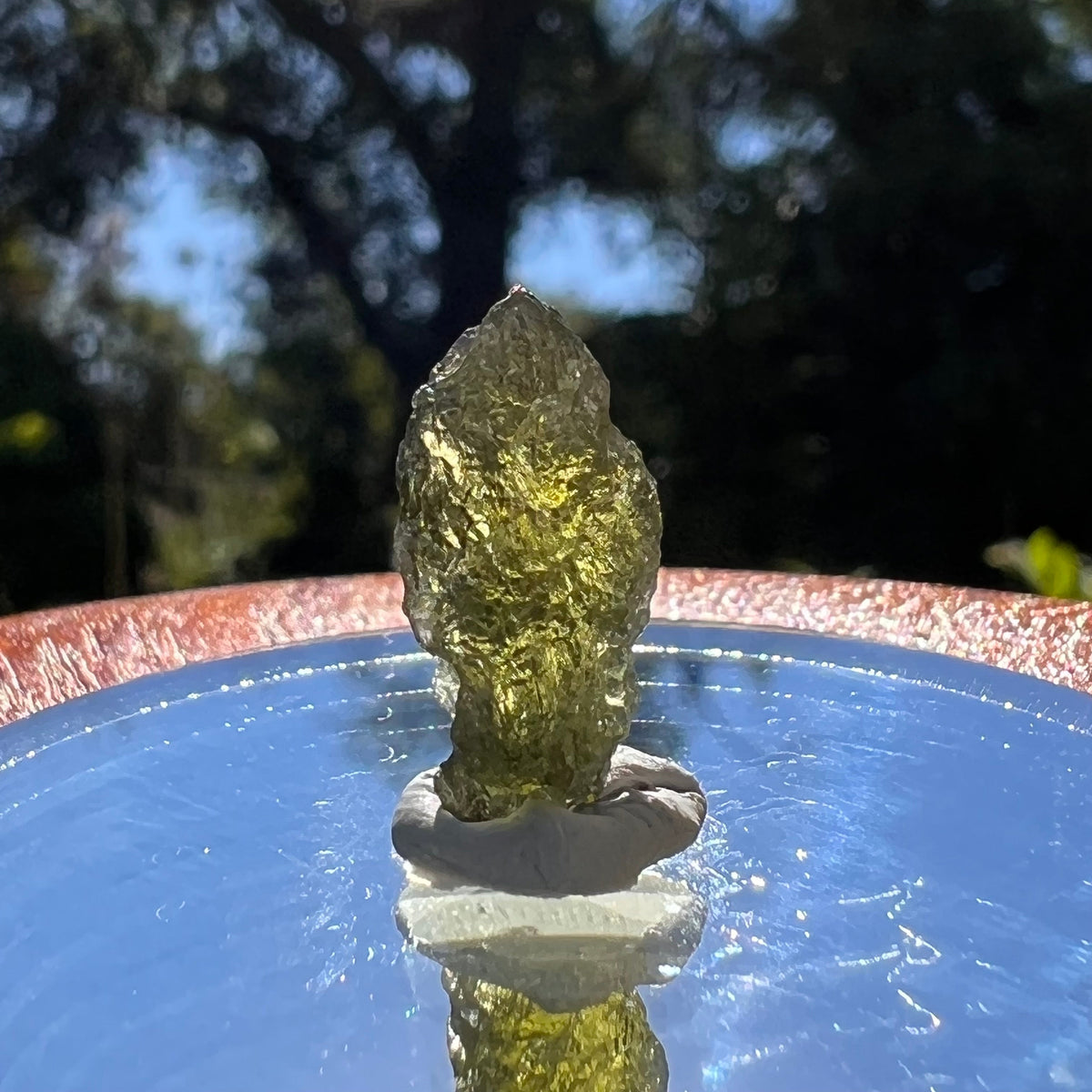 Moldavite 1.2 grams #1596-Moldavite Life