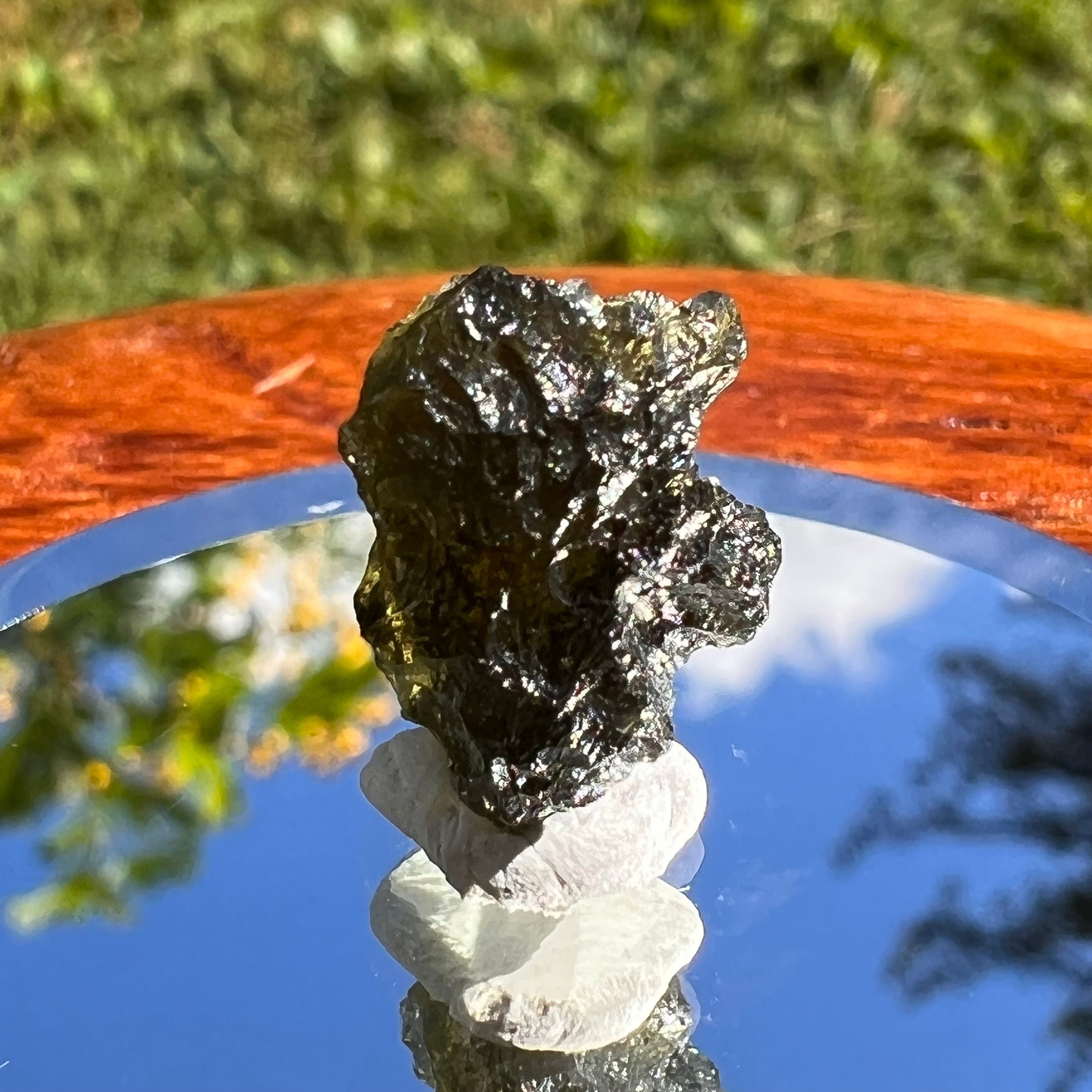 Moldavite 1.3 grams #1457-Moldavite Life