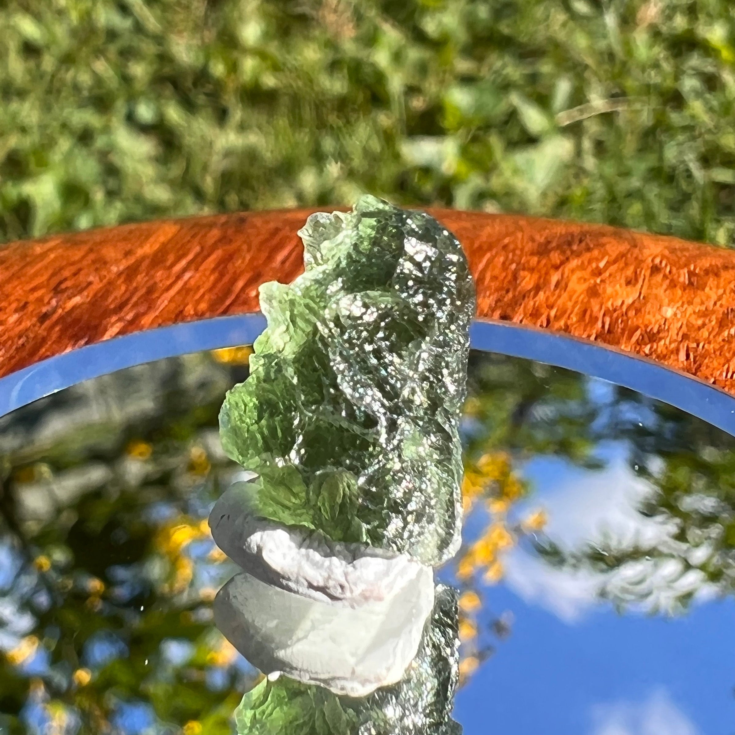 Moldavite 1.3 grams #1467-Moldavite Life