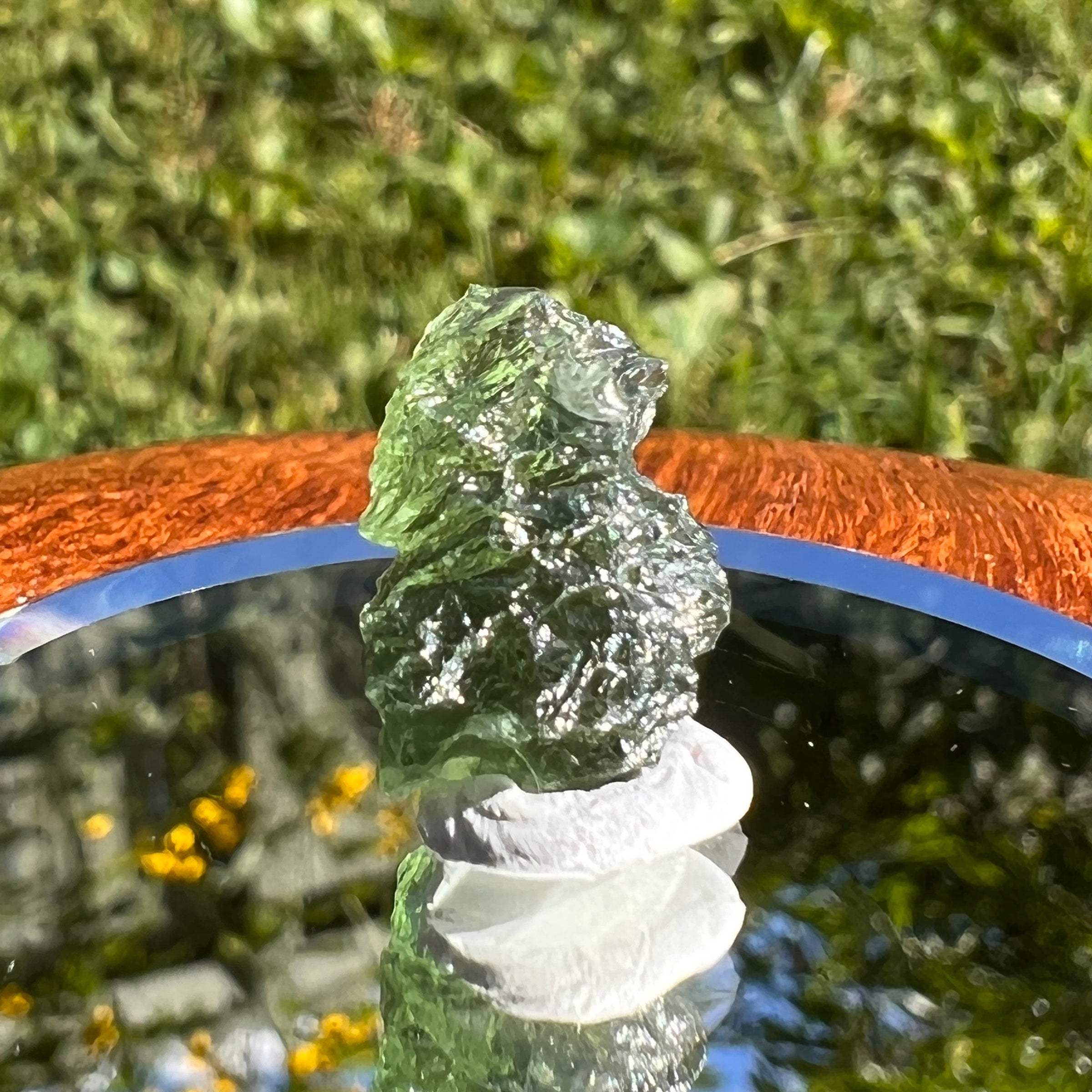Moldavite 1.3 grams #1467-Moldavite Life