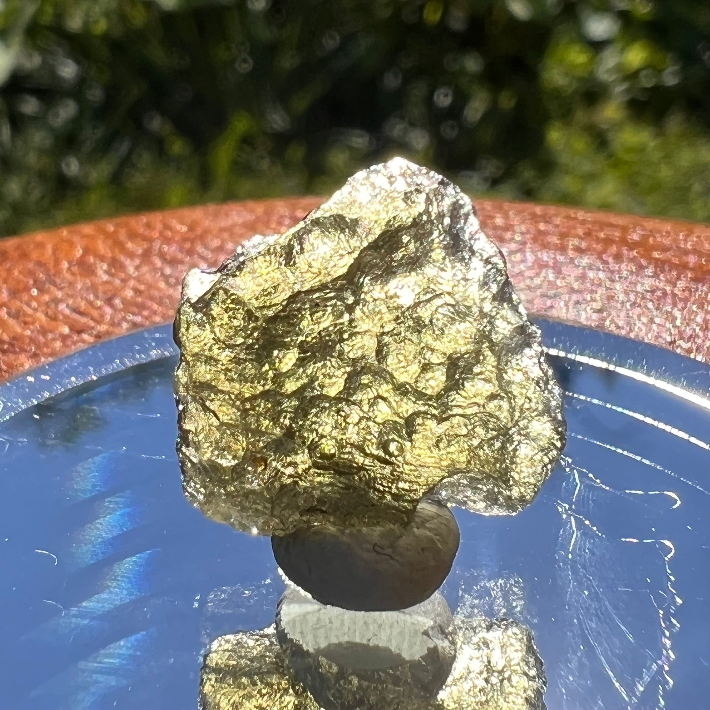 Moldavite 1.3 grams #1477-Moldavite Life