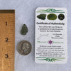 Moldavite 1.3 grams #1493-Moldavite Life