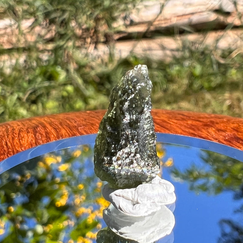 Moldavite 1.3 grams #1526-Moldavite Life