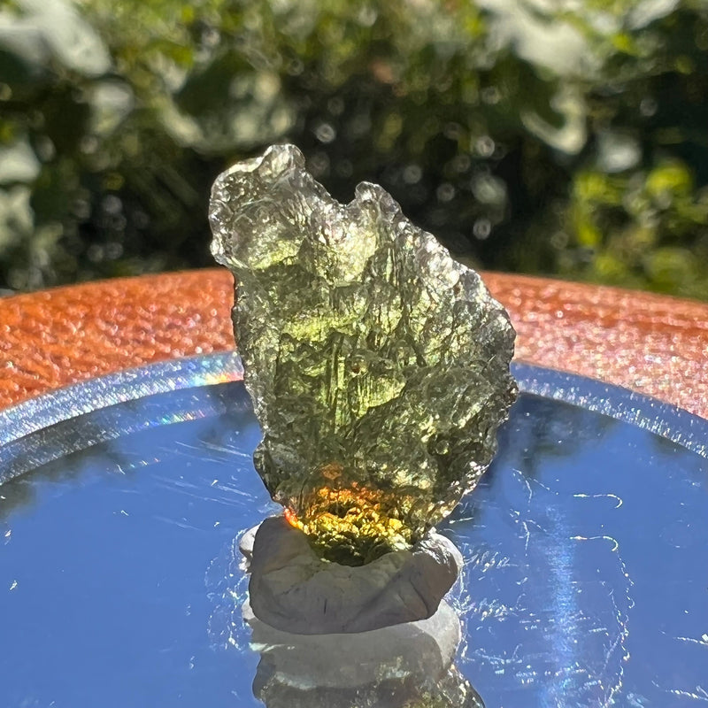 Moldavite 1.3 grams #1526-Moldavite Life