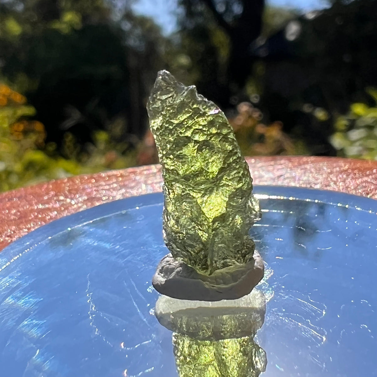 Moldavite 1.3 grams #1587-Moldavite Life