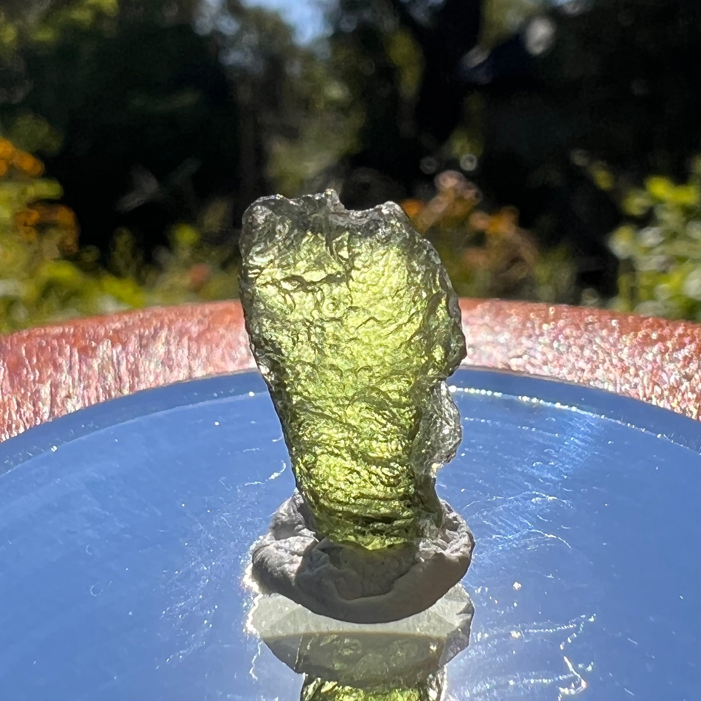 Moldavite 1.3 grams #1587-Moldavite Life