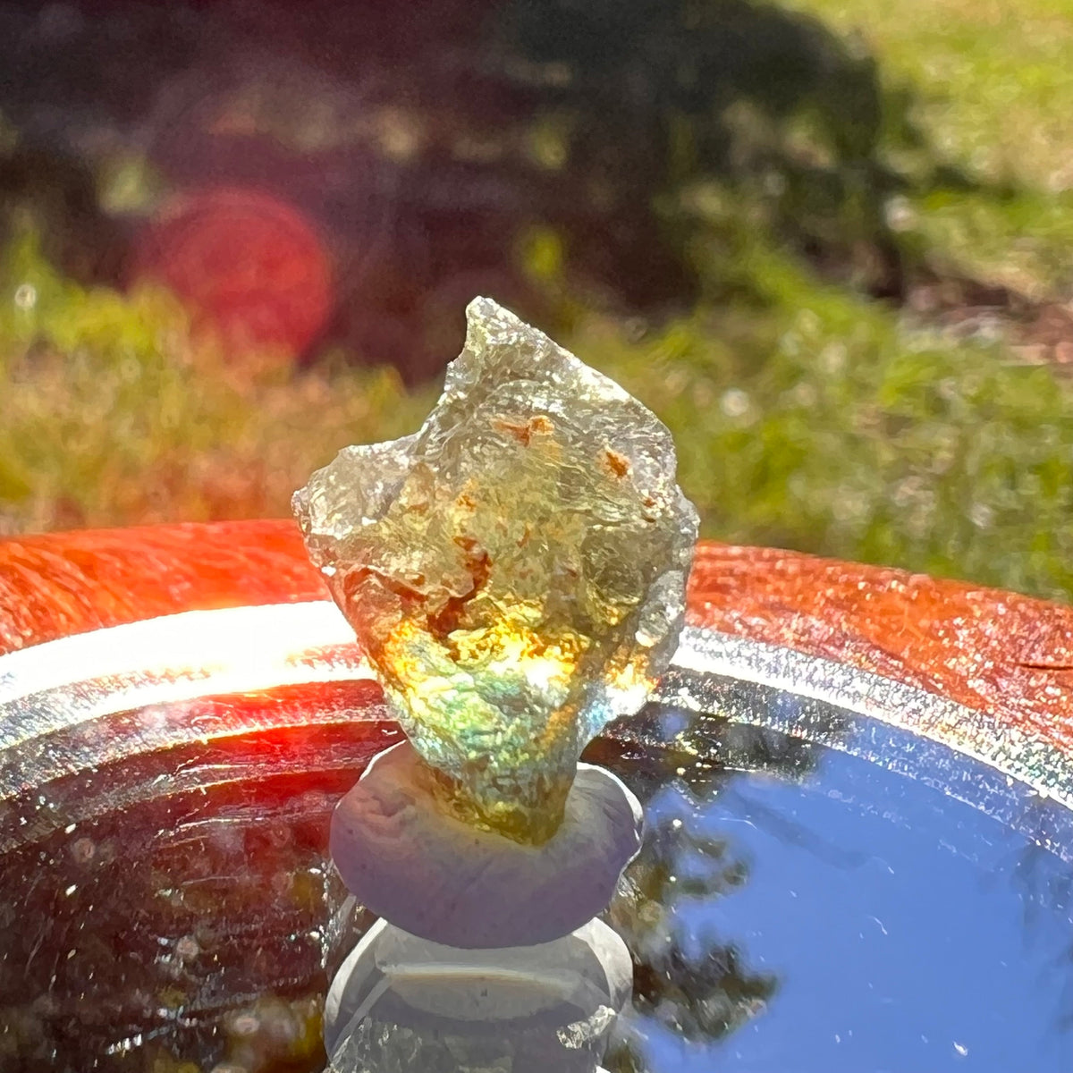 Moldavite 1.3 grams #1630-Moldavite Life