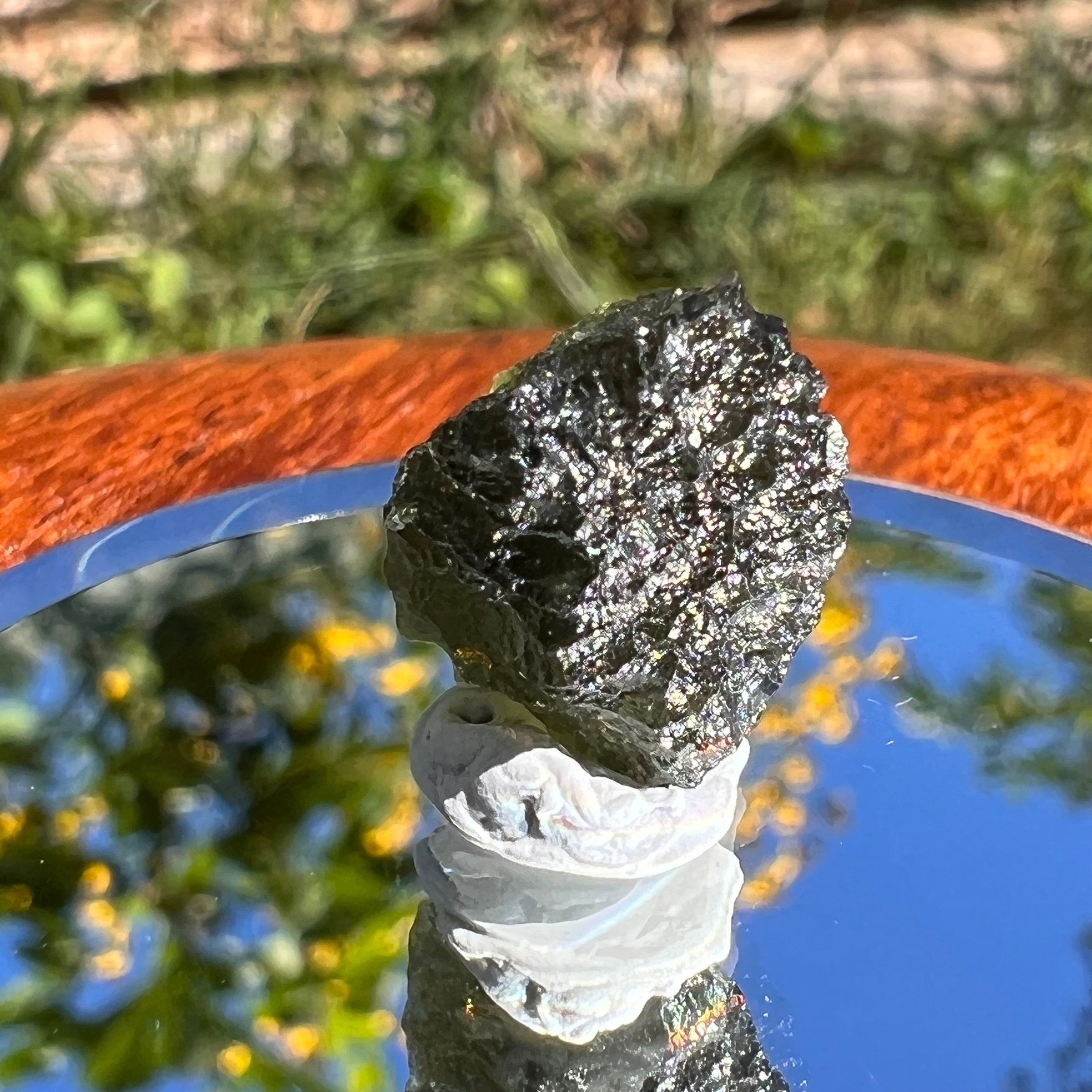 Moldavite 1.5 grams #1534-Moldavite Life