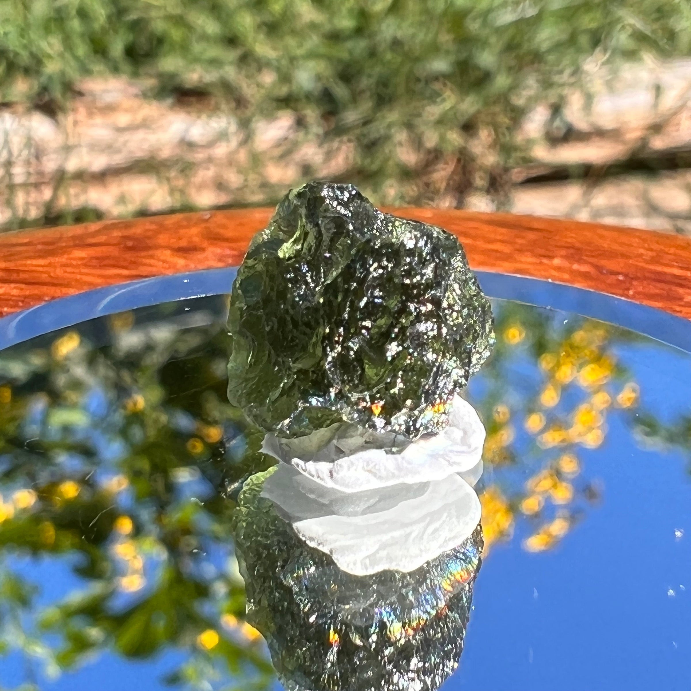 Moldavite 1.5 grams #1544-Moldavite Life